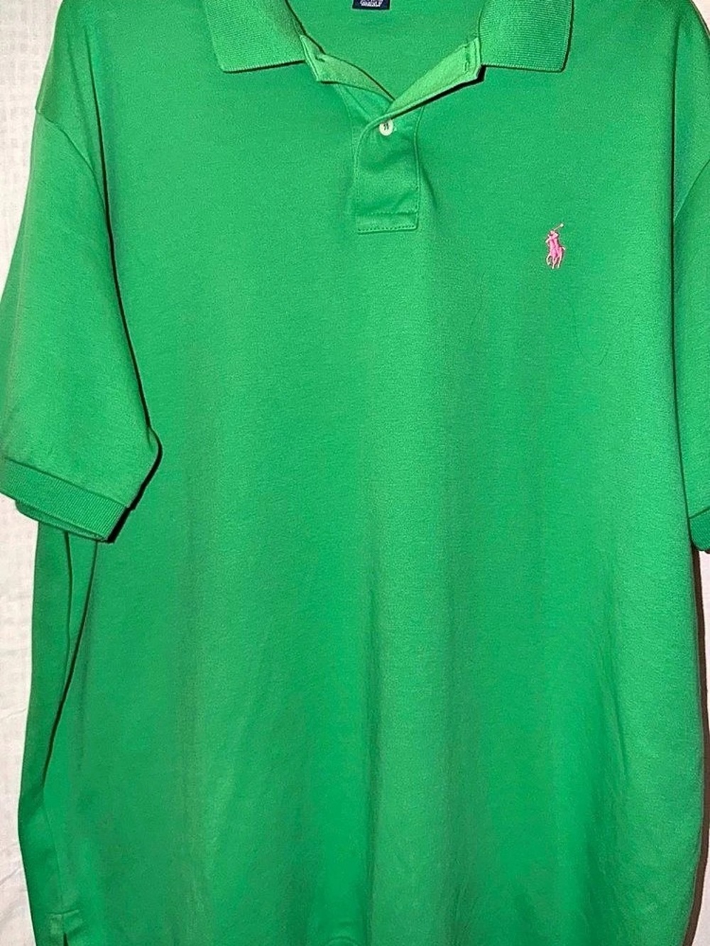 Polo by Ralph Lauren Men's Cotton Polo in Green XL Like New